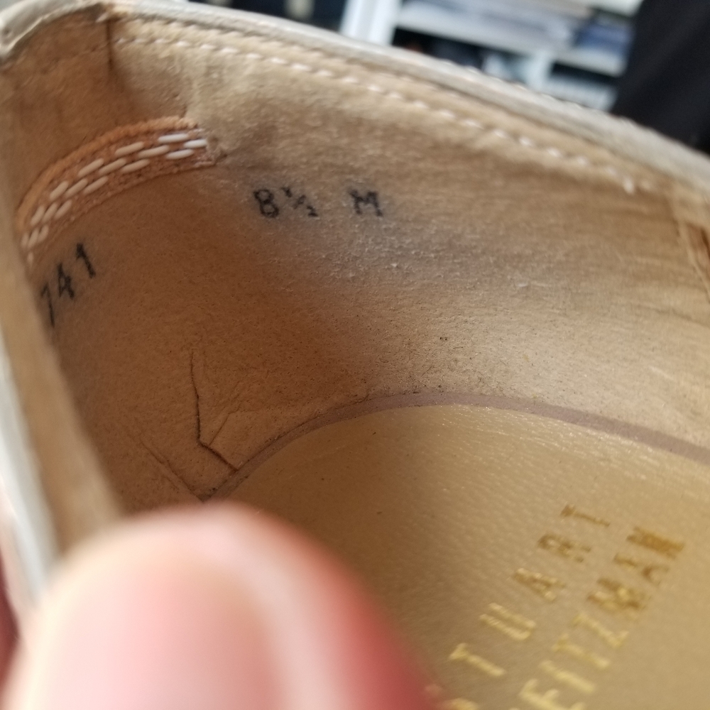 Stuart Weitzman Platform Gold Lattice Heels 8.5m - image 2